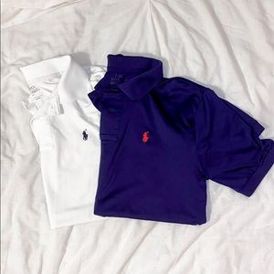 2 Boy’s Ralph Lauren Dri-Fit Polos